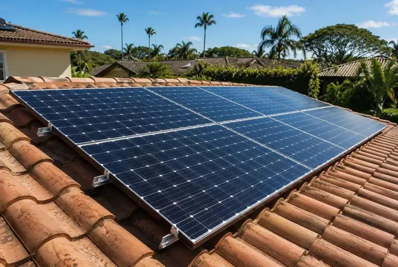 Installation de panneaux solaires à Loupia